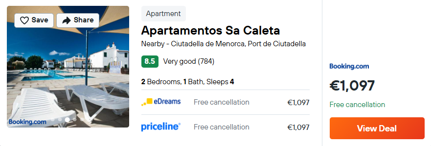 Apartamentos Sa Caleta