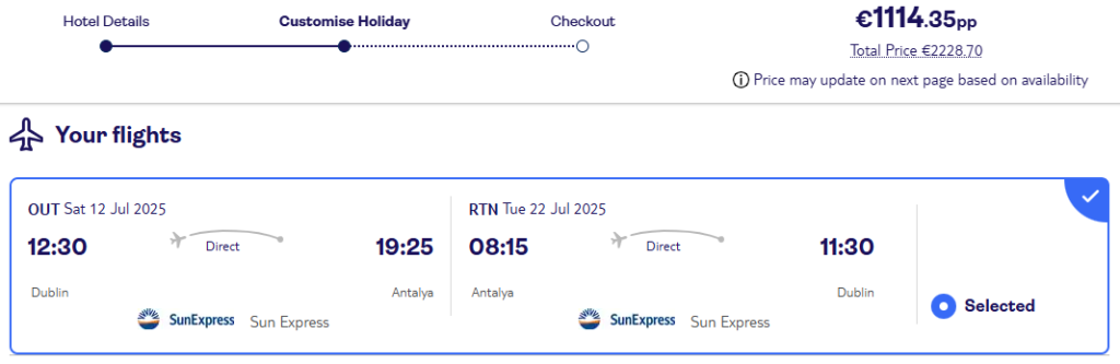 holidays in Turkey