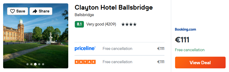 Clayton Hotel Ballsbridge