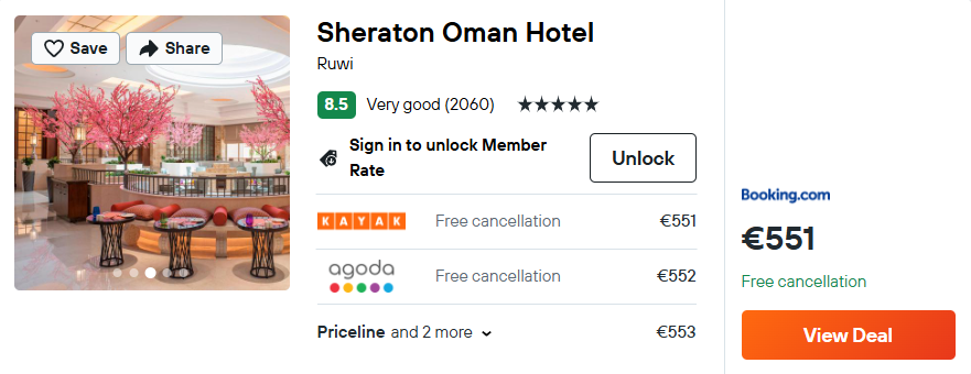 Sheraton Oman Hotel