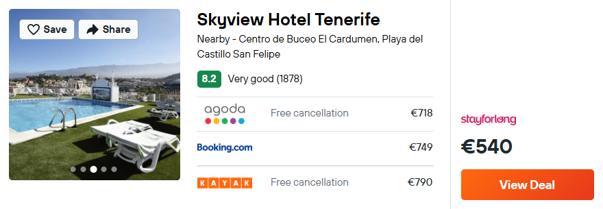 Skyview Hotel Tenerife