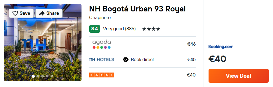 NH Bogotá Urban 93 Royal