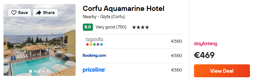 Corfu Aquamarine Hotel