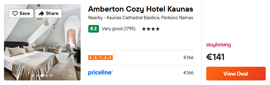 Amberton Cozy Hotel Kaunas