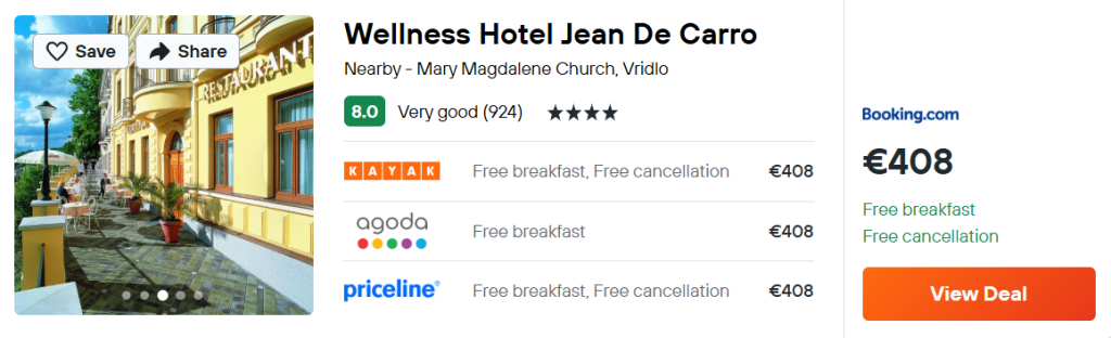 Wellness Hotel Jean De Carro