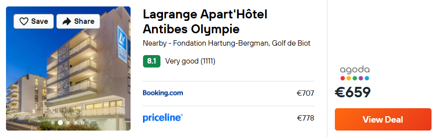 Lagrange Apart'Hôtel Antibes Olympie