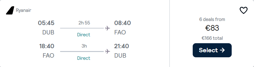 cheap flights to Portugal