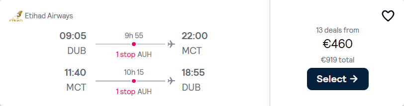 cheap flights to Oman