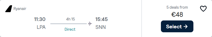 cheap flights to Ireland
