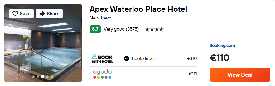 Apex Waterloo Place Hotel