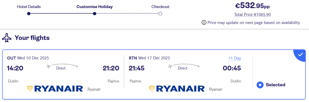 holidays in Cyprus