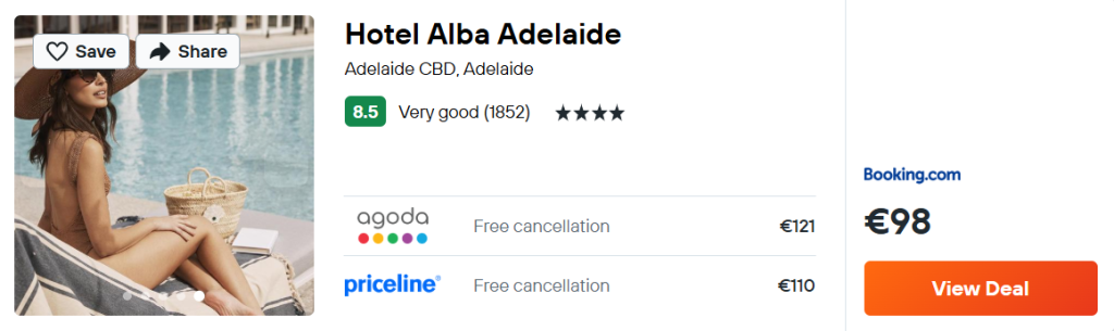 Hotel Alba Adelaide