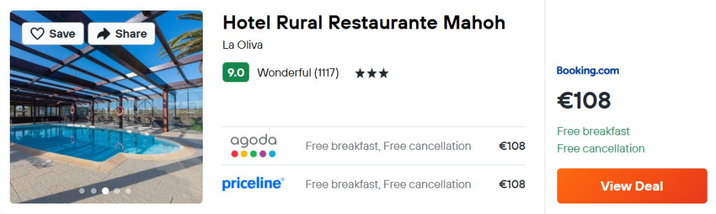 Hotel Rural Restaurante Mahoh