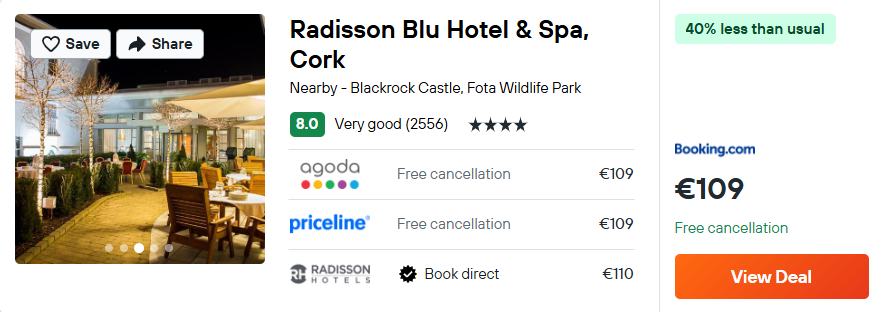 Radisson Blu Hotel & Spa, Cork