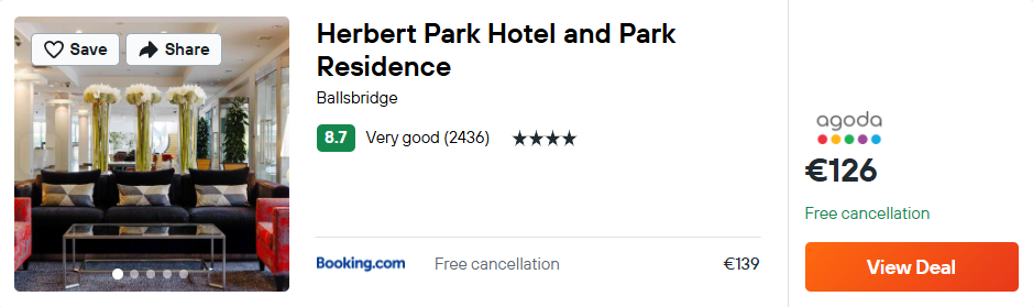 Herbert Park Hotel and Park Residence