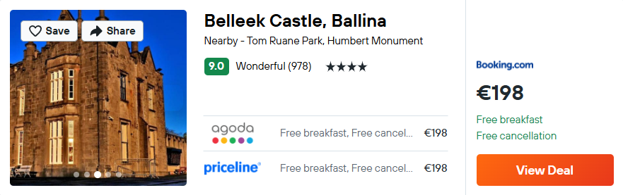Belleek Castle, Ballina