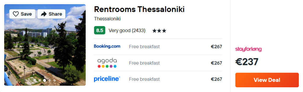 Rentrooms Thessaloniki