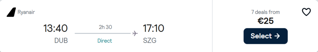 cheap flights to Austria