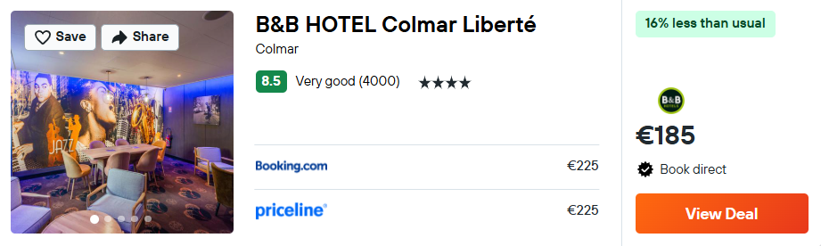 B&B HOTEL Colmar Liberté