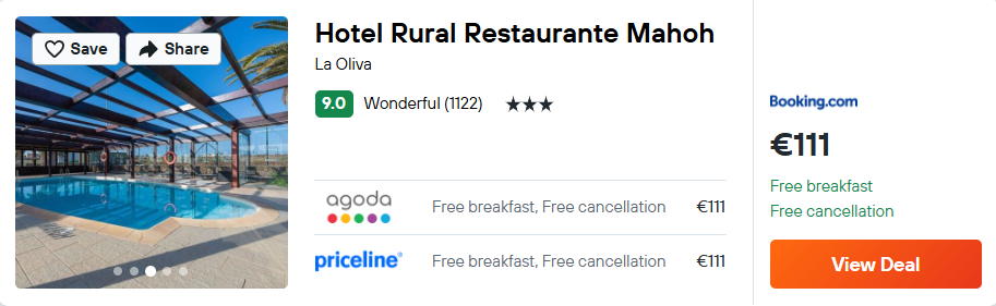 Hotel Rural Restaurante Mahoh