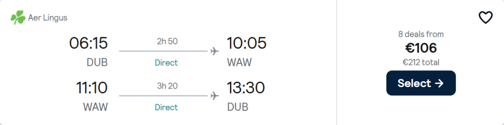 cheap flights to Poland