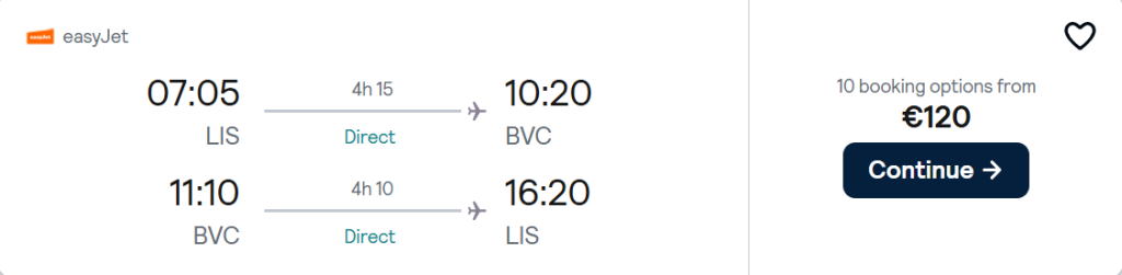 cheap flights to Cape Verde