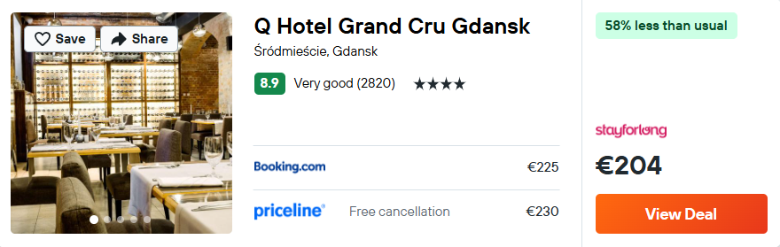 Q Hotel Grand Cru Gdansk