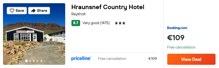 Hraunsnef Country Hotel