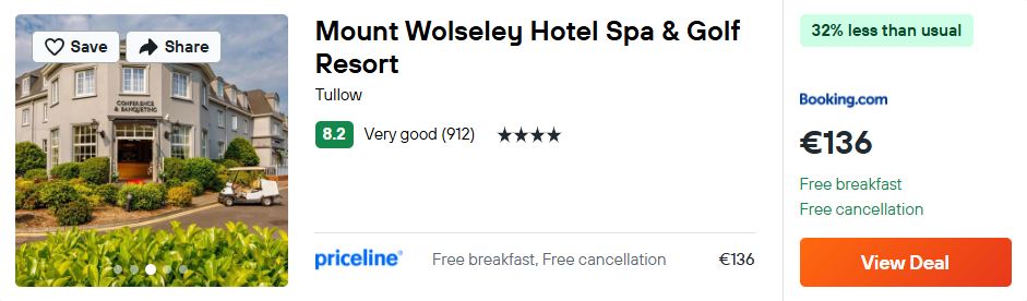 Mount Wolseley Hotel Spa & Golf Resort
