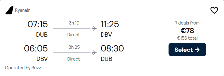 cheap flights to Croatia