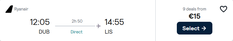 cheap flights to Portugal