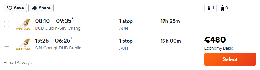 cheap flights to Singapore