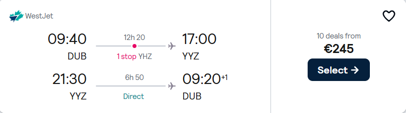 cheap flights to Canada