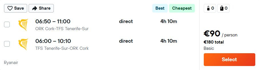 cheap flights to Spain