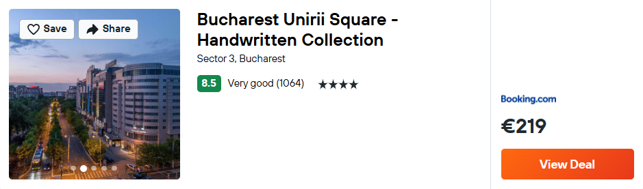 Bucharest Unirii Square - Handwritten Collection