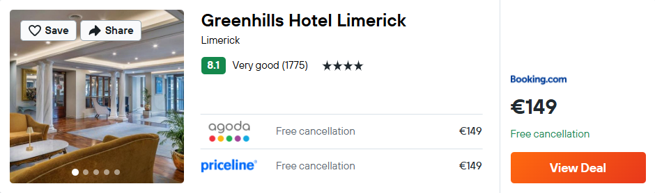 Greenhills Hotel Limerick