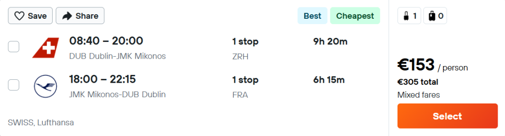 cheap flights to Greece
