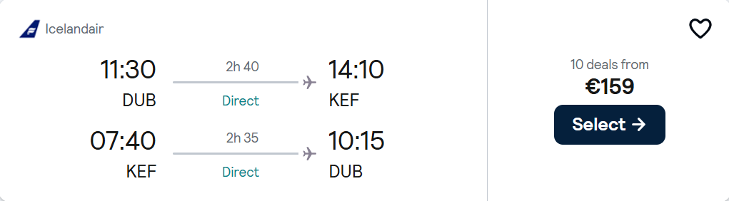 cheap flights to Iceland