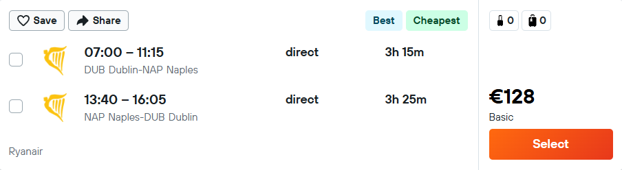 cheap flights to Italy