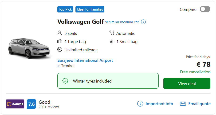 cheap car