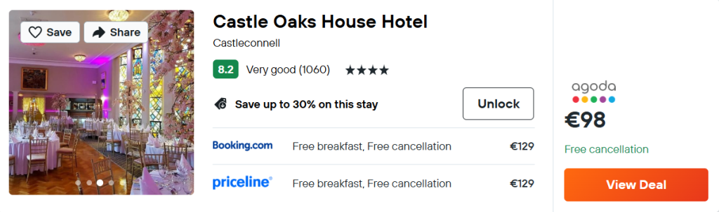 Castle Oaks House Hotel