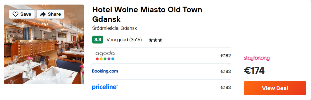 Hotel Wolne Miasto Old Town Gdansk