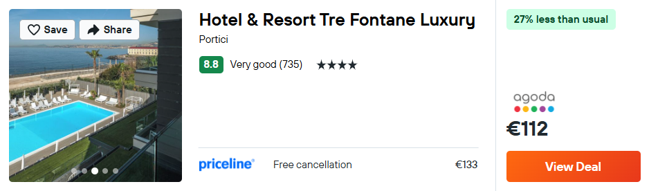 Hotel & Resort Tre Fontane Luxury
