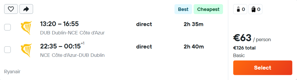 cheap flights to France