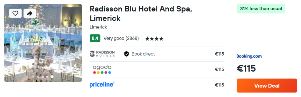 Radisson BLU Hotel and Spa, Limerick