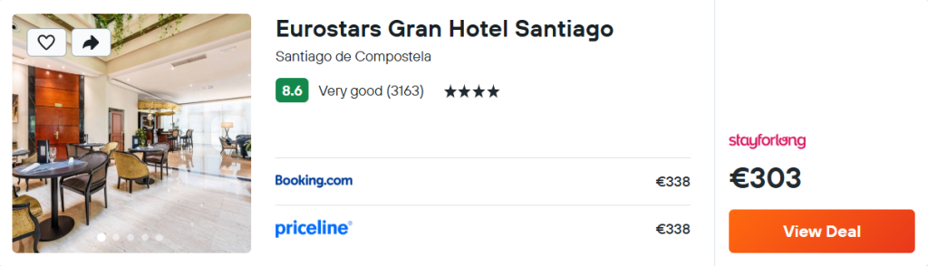 Eurostars Gran Hotel Santiago