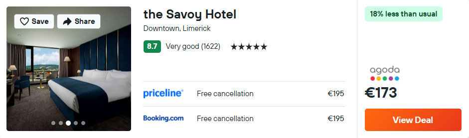 the Savoy Hotel