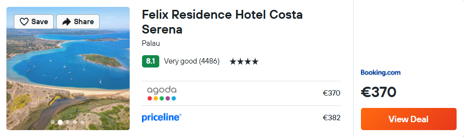 Felix Residence Hotel Costa Serena