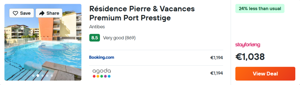 RΓ©sidence Pierre & Vacances Premium Port Prestige