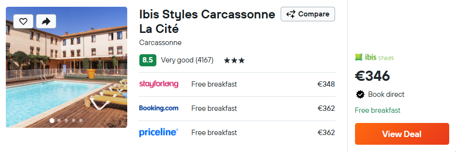 Ibis Styles Carcassonne La CitΓ©